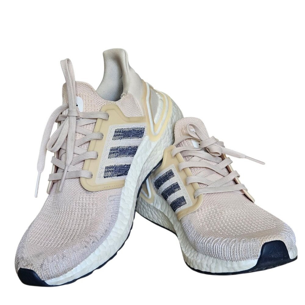 Adidas Parley x UItraBoost 2020 Linen Women's SZ 7.5 Tan Running Gym Training